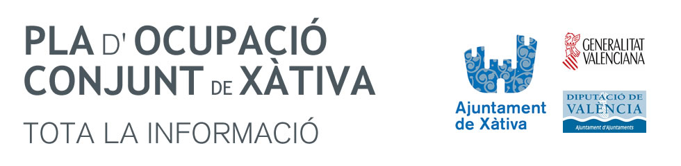 Pla d'ocupació conjunt de Xàtiva