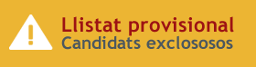 Llistat Provisional
